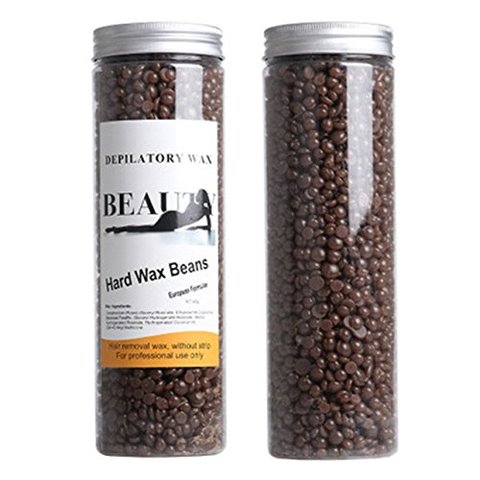 Купить Воск для депиляции Beauty Hard Wax Beans (400 г, гранулы, коричневый) , цена 299 грн, фото 1