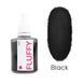 Бархатная пудра для ногтей Easy "Fluffy", черная, 3 г