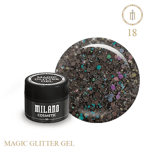Купити Гель з глiттером  Milano   Magic 18 , ціна 110 грн, фото 1