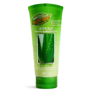 Скраб для обличчя Wokali Smoothing Moisturizing Aloe Vera, 120 мл