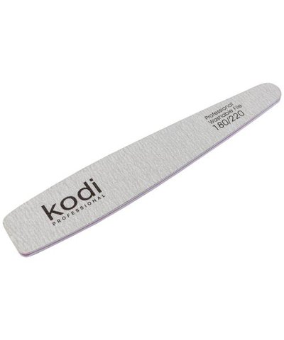 Купить №150 Пилка для ногтей Kodi конусная180/220 (цвет: светло-серый, размер:178/32/4) , цена 31 грн, фото 1