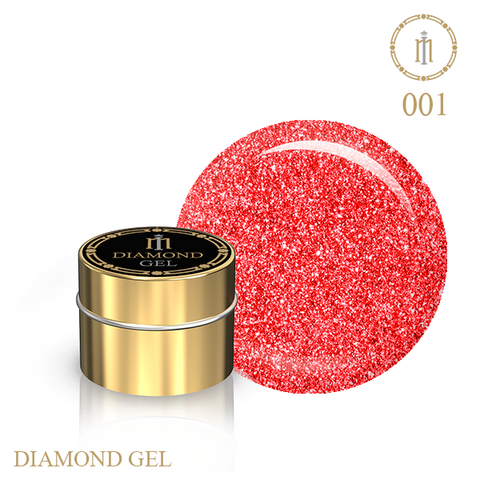 Купити Гель з гліттером Milano Diamond Gel № 01 , ціна 100 грн, фото 1