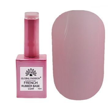 Купити Каучукова база для гель-лаку френч "rubber base coat french", Global Fashion 15 мл №10 , ціна 205 грн, фото 1