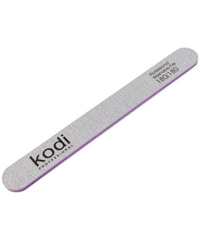 Купити №103 Пилка для нігтів Kodi пряма 180/180 (колір: сірий, розмір:178/19/4) , ціна 32 грн, фото 1
