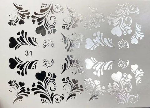 Купить Слайдер-дизайн 31C (серебро) , цена 28 грн, фото 1