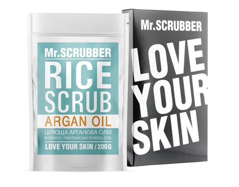Рисовый скраб для тела  Argan Oil  Mr.SCRUBBER 200 мл