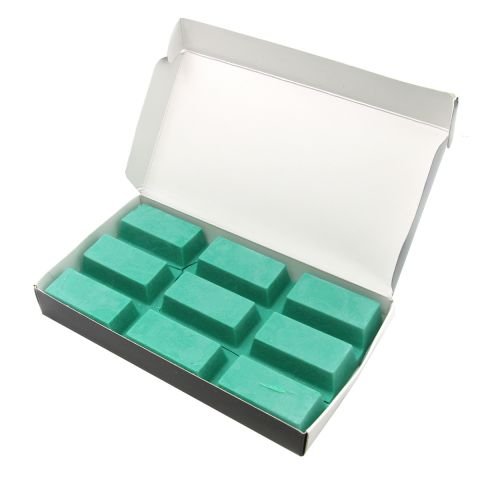 Купить Пленочный воск Wax Block для депиляции от Global Fashion (зеленый, в брикете, 500 г) , цена 199 грн, фото 1
