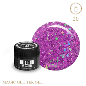 Купити Гель з глiттером  Milano   Magic 20 , ціна 110 грн, фото 1