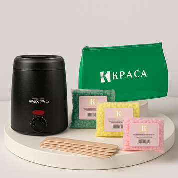 Купить Набор для депиляции с воскоплавом WAX PRO 200 (black) , цена 499 грн, фото 1