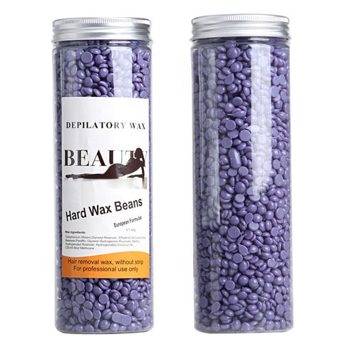 Купити Віск для депіляції Beauty Hard Wax Beans (400 г, гранули, фіолетовий) , ціна 269 грн, фото 1