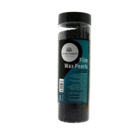 Купити Віск плівковий «WAX PEARLS BLACK» для депіляції від Global Fashion (чорний, у гранулах, 400 г) , ціна 224 грн, фото 1