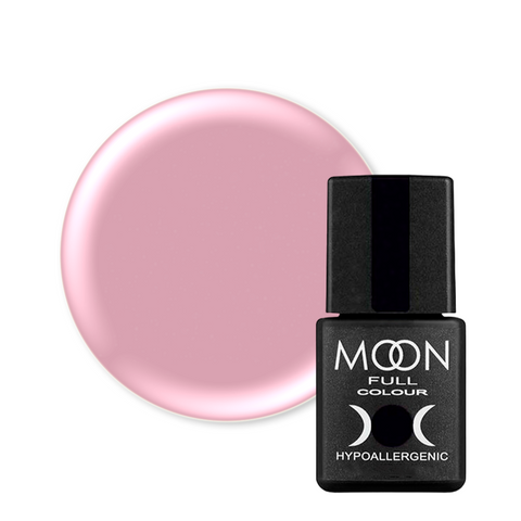 Гель-лак Moon Full Color Classic №104 (холодный бледно-розовый), Classic, 8 мл, Эмаль