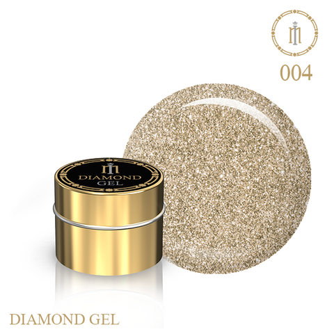 Купити Гель з гліттером Milano Diamond Gel № 04 , ціна 100 грн, фото 1