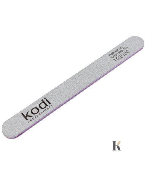 Купити №102 Пилка для нігтів Kodi пряма 150/150 (колір: сірий, розмір:178/19/4) , ціна 32 грн, фото 1