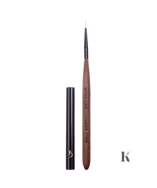 Купить Кисть Kodi для росписи "Wood Line" Liner 11mm (ручка: коричневая, ворс: нейлон) , цена 248 грн, фото 1