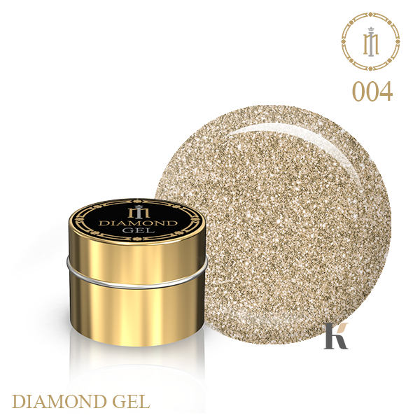 Купити Гель з гліттером Milano Diamond Gel № 04 , ціна 100 грн, фото 1