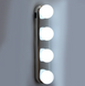Лампа 4 LED для дзеркала для макіяжу на присосках (W0-33)