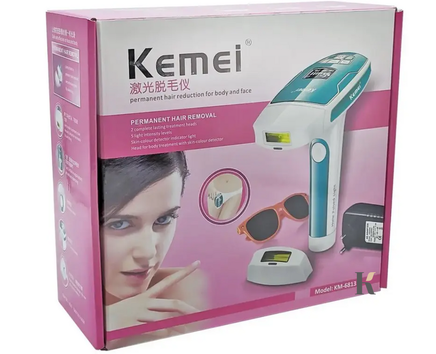 Лазерный фотоэпилятор Kemei TMQ-KM-6813