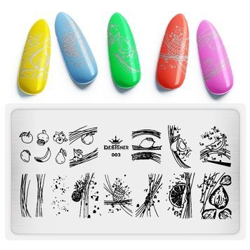 Купити Пластина для стемпінгу Designer №003 (12 х 6 см, диск металевий) , ціна 55 грн, фото 1