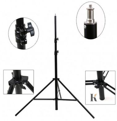 Купити Професійна кільцева лампа RGB MJ-33 30см (одне кріплення, управління на дроті,  ) , ціна 350 грн, фото 2