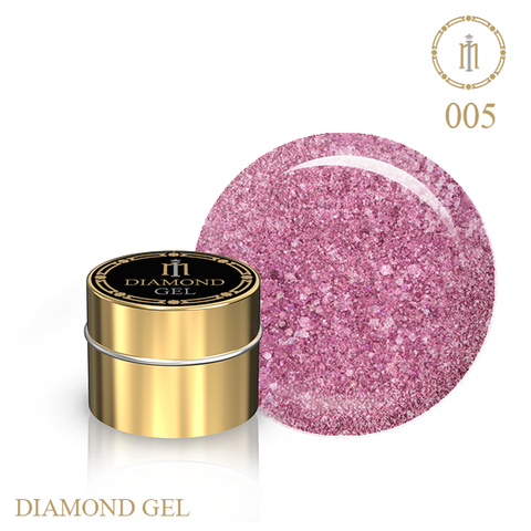 Купити Гель з гліттером Milano Diamond Gel № 05 , ціна 100 грн, фото 1