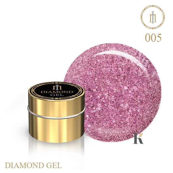 Купити Гель з гліттером Milano Diamond Gel № 05 , ціна 100 грн, фото 1