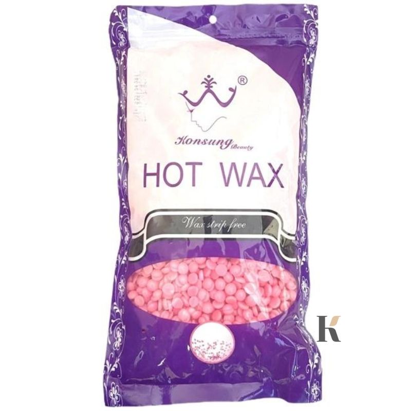 Купить Пленочный воск низкотемпературный Konsung Hot Wax Розовый 100 г , цена 59 грн, фото 1