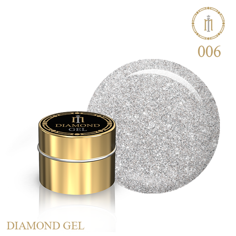 Купить Гель з глиттером Milano Diamond Gel № 06 , цена 100 грн, фото 1