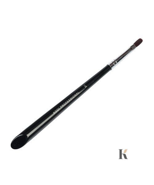 Купити Пензлик Kodi для гелевого і акрилгелевого моделювання нігтів № 13 / E (ворс: нейлон; дерев'яна ручка) , ціна 97 грн, фото 1