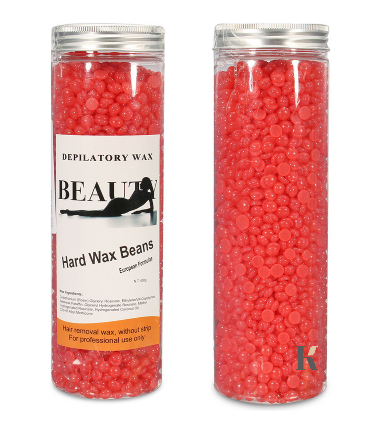 Купити Віск для депіляції Beauty Hard Wax Beans (400 г, гранули, малиновий) , ціна 299 грн, фото 1