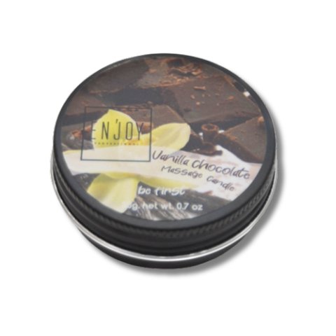 Купити Ароматична парфумована свічка для масажу ENJOY PROFESSIONAL Шоколадна ваніль , ціна 90 грн, фото 1