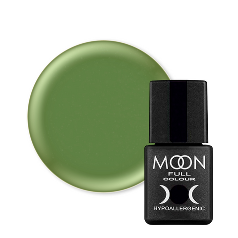 Гель-лак Moon Full Color Classic №214 (оливковий), Сlassic, 8 мл, Емаль