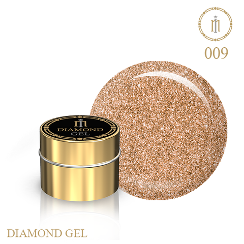 Купити Гель з гліттером Milano Diamond Gel № 09 , ціна 100 грн, фото 1