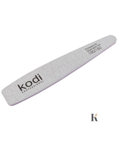 Купити №146 Пилка для нігтів Kodi конічна 150/150 (колір: світло-сірий, розмір:178/32/4) , ціна 31 грн, фото 1