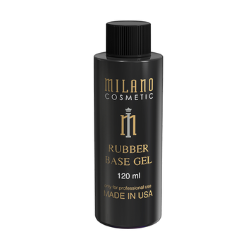 Купить База для гель-лака Milano Rubber Base Gel (120 мл, каучуковая, прозрачная) , цена 750 грн, фото 1