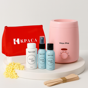 Купить Стартовый набор для депиляции с воскоплавом WAX PRO 200 (pink) , цена 544 грн, фото 1