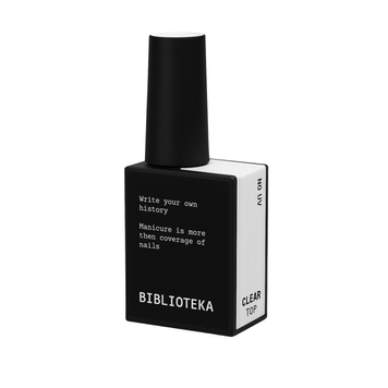 Купить Топ для гель-лака Biblioteka Clear Top no uv, 10 мл , цена 210 грн, фото 1