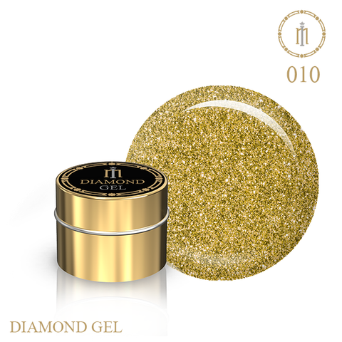 Купити Гель з гліттером Milano Diamond Gel № 10 , ціна 100 грн, фото 1
