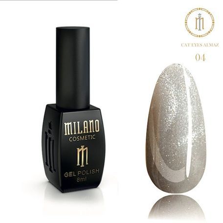 Купить Гель-лак Milano Cat Eyes Almaz Gel Polish №4, 8 мл , цена 200 грн, фото 1