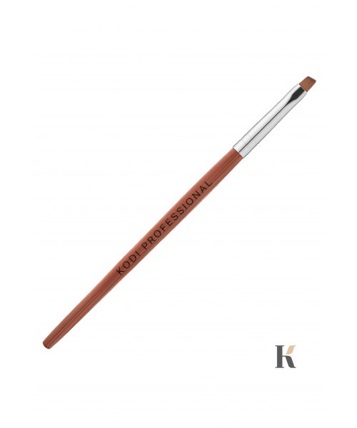 Купити Пензлик Kodi для гелевого моделювання №6 / S (ворс: нейлон; дерев'яна ручка) , ціна 94 грн, фото 1