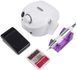 Стартовый набор для маникюра гель-лаком KODI с лампой UV / LED SUNone (black) и фрезером Nail Drill ZS-601 (black)