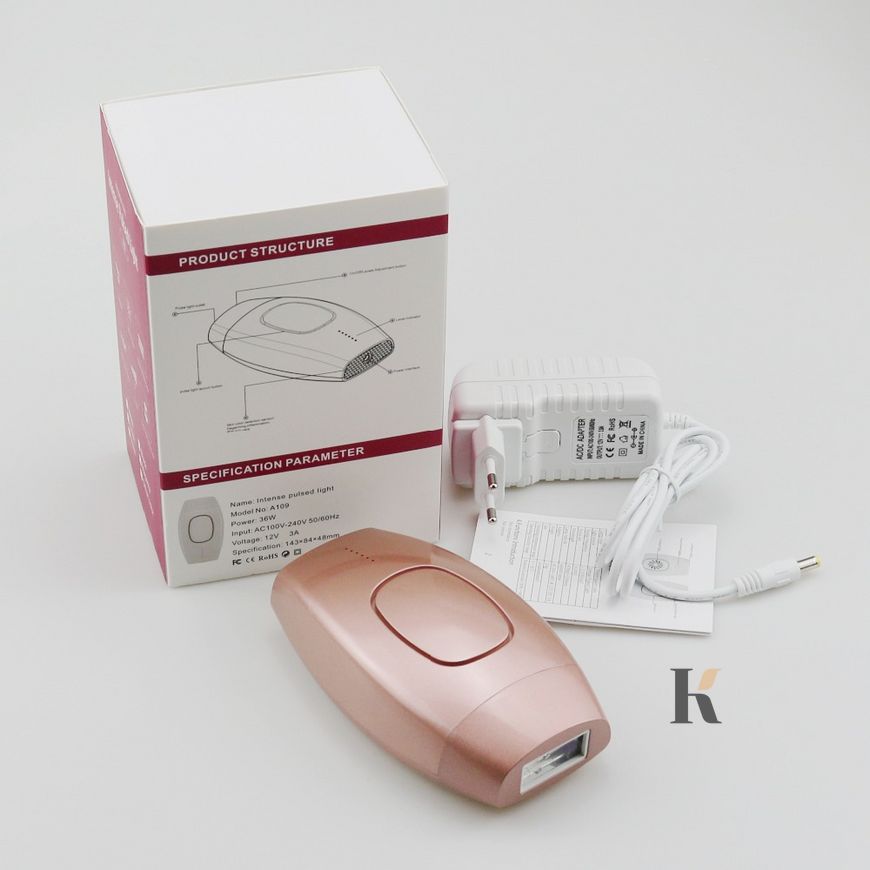 Фотоэпилятор домашний MEDSET PiPi F1 – 600000 вспышек (розовый)