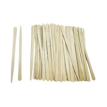 Купити Дерев'яні шпателі для депіляції тонкі 50 шт. , ціна 49 грн, фото 1