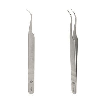 Купить Пинцет профессиональный для ресниц изогнутый STALEKS PRO EXPERT 41 TYPE 1 TE-41/1 , цена 375 грн, фото 1