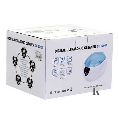 Купити Ультразвуковий очищувач Ultrasonic Cleaner CE-5200A 50 Вт. , ціна 1 599 грн, фото 5