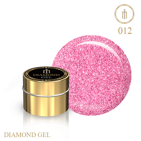 Купити Гель з гліттером Milano Diamond Gel № 12 , ціна 100 грн, фото 1