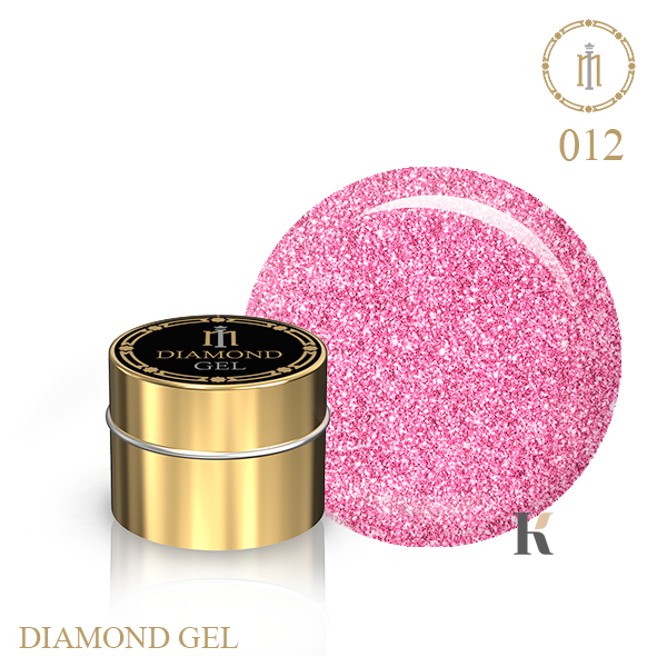 Купити Гель з гліттером Milano Diamond Gel № 12 , ціна 100 грн, фото 1