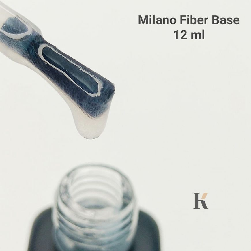 Купити Основа під гель-лак Milano Fiber Base (12 мл, з нейлоновими волокнами) , ціна 152 грн, фото 1