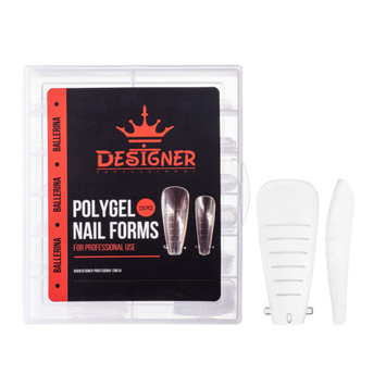 Купити Верхні форми Designer &laquo;Ballerina&raquo; &ndash; для нарощування полігелем (балерина, 120 штук) , ціна 110 грн, фото 1