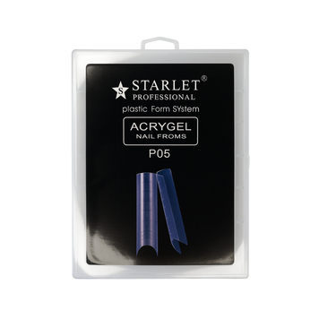 Купити Верхні форми для нарощування нігтів Starlet Professional P05, квадрат, 120 шт. , ціна 115 грн, фото 1
